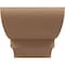 Ekena Millwork 9"W x 18"D x 9"H Wide Ridgewood Rough Cedar Woodgrain TimberThane Corbel, Primed Tan CORUR09X18X09RIDRCPR - alternate 2